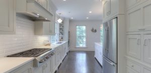 Kitchen remodel with inset cabinets