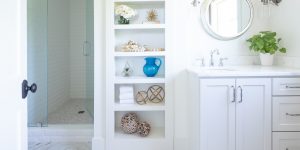 Light and airy guest bath